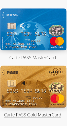Carte PASS MasterCard