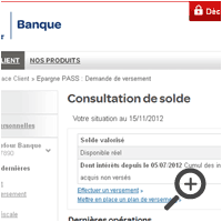 Consultation de solde