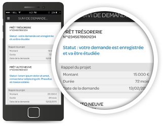 Suivi de demande de prêt personnel carrefour banque
